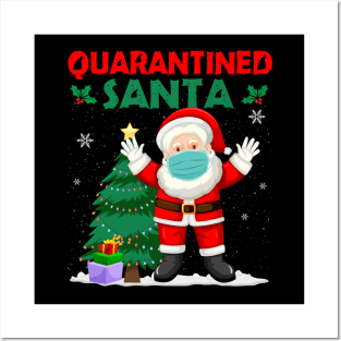 Funny Quarantined Santa Posters and Art